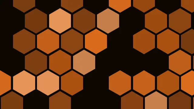 Saddle Brown hexagon desktop wallpaper — free 4K saddle brown wallpaper 3840x2160
