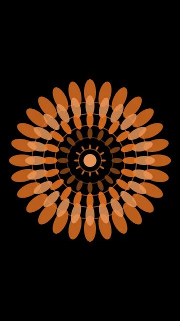 Saddle Brown mandala phone wallpaper — free HD saddle brown mobile wallpaper 1080x1920
