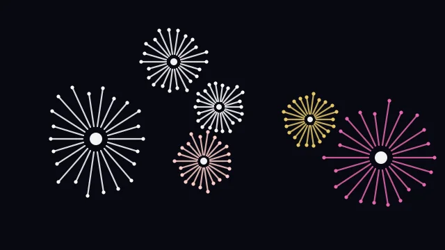 Salmon fireworks desktop wallpaper — free 4K salmon wallpaper 3840x2160