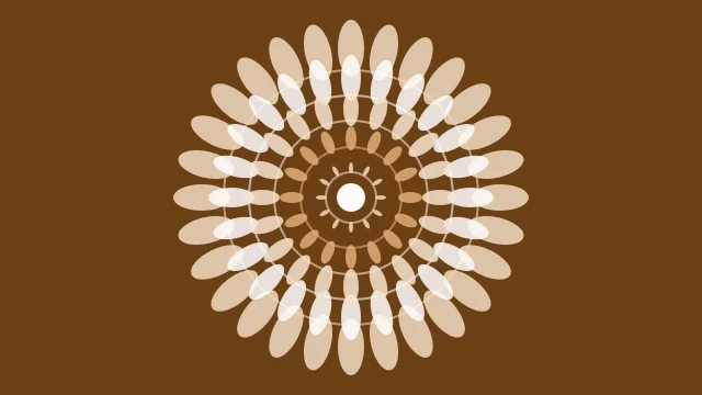 Sandy Clay mandala background — free HD sandy clay color wallpaper 1920x1080