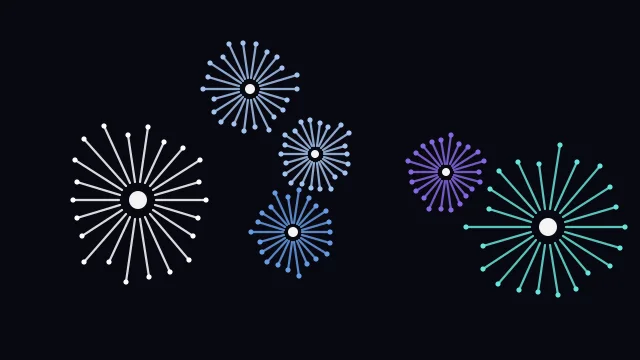 Sapphire Sky fireworks desktop wallpaper — free 4K sapphire sky wallpaper 3840x2160