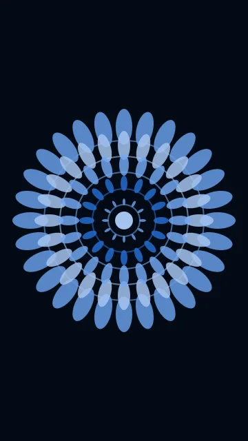 Sapphire Sky mandala phone wallpaper — free HD sapphire sky mobile wallpaper 1080x1920