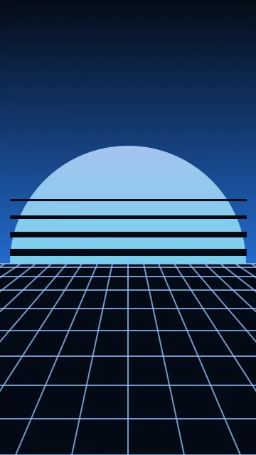 Sapphire Sky vaporwave phone wallpaper — free HD sapphire sky mobile wallpaper 1080x1920