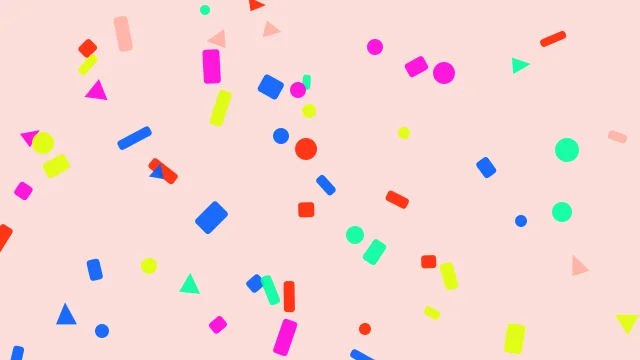 Scarlet Fire confetti background — free HD rainbow background