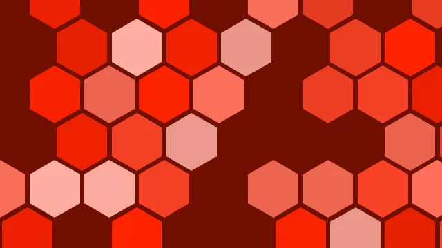 Scarlet Fire hexagon background — free HD scarlet fire color wallpaper 1920x1080