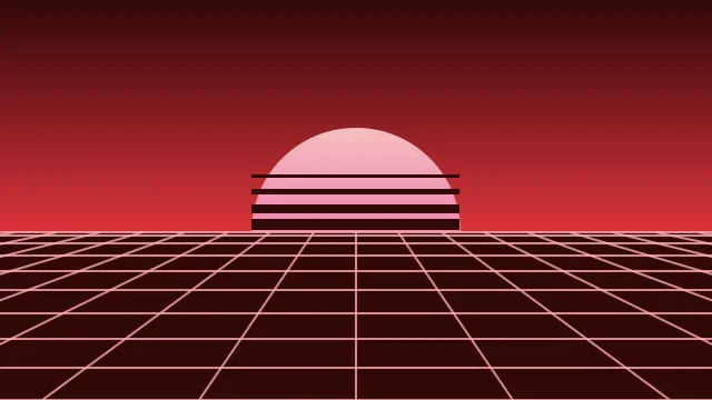 Scarlet Rush vaporwave background — free HD scarlet rush color wallpaper 1920x1080