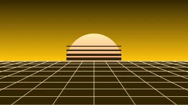 School Bus Yellow vaporwave background — free HD school bus yellow color wallpaper 1920x1080