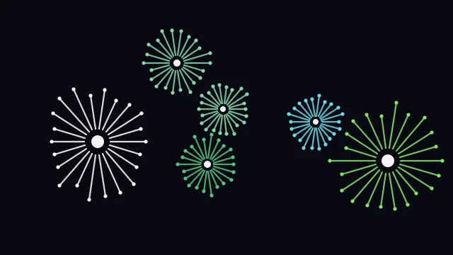 Sea Green fireworks background — free HD sea green color wallpaper 1920x1080