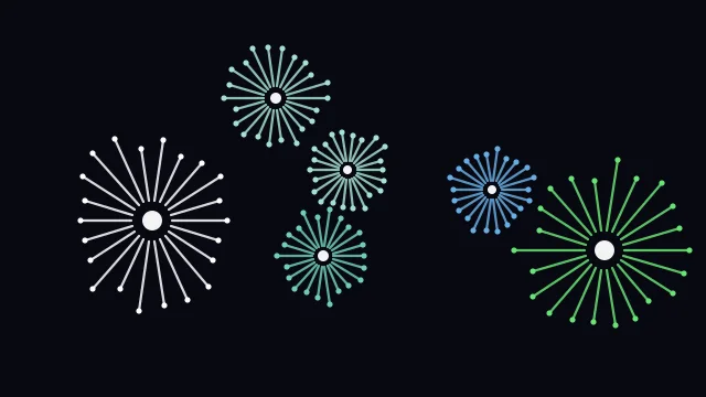 Seagrass fireworks background — free HD seagrass color wallpaper 1920x1080