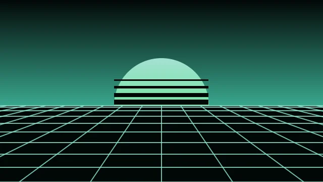 Seagrass vaporwave background — free HD seagrass color wallpaper 1920x1080