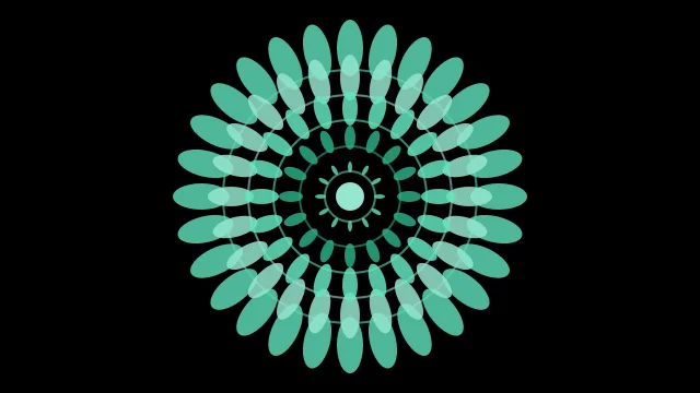Seaweed mandala desktop wallpaper — free 4K seaweed wallpaper 3840x2160