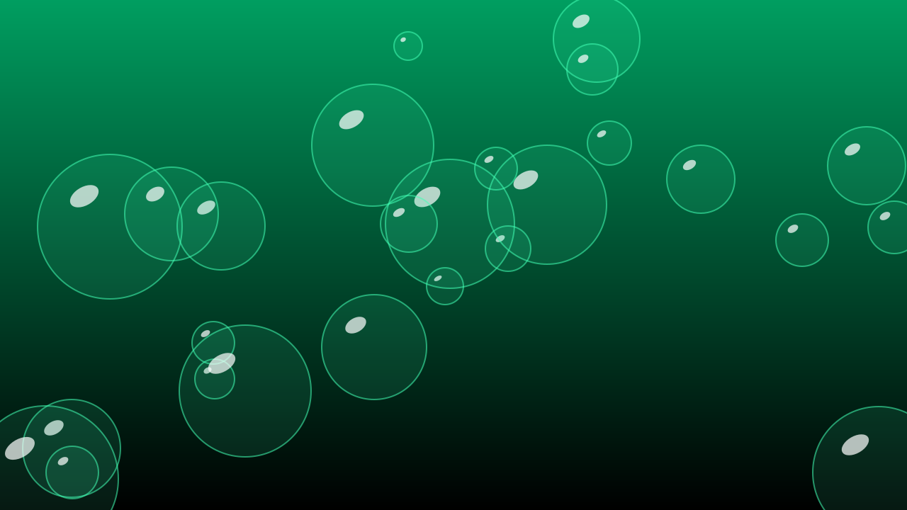 Shamrock bubbles background — free HD shamrock color wallpaper 1920x1080
