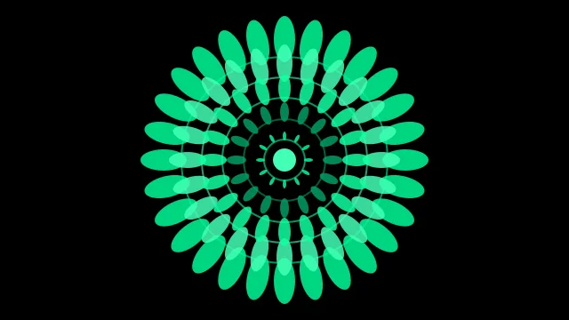 Shamrock mandala background — free HD ramadan background