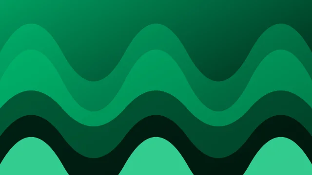 Shamrock waves background — free HD cool color background