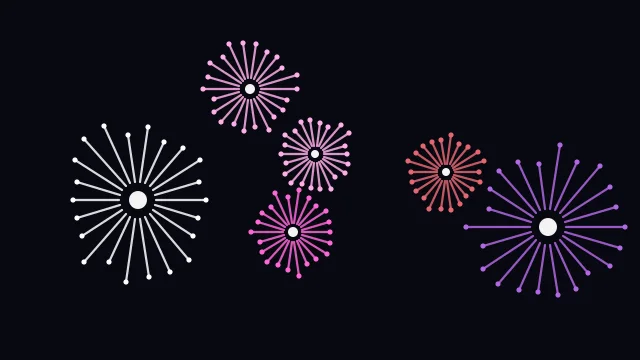 Shocking Pink fireworks background — free HD shocking pink color wallpaper 1920x1080