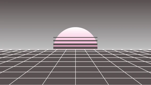 Silver vaporwave background — free HD silver color wallpaper 1920x1080