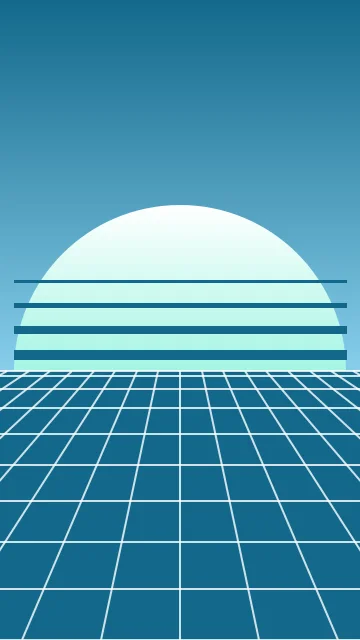 Sky Blue vaporwave phone wallpaper — free HD sky blue mobile wallpaper 1080x1920