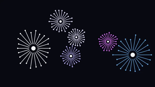 Slate Blue fireworks desktop wallpaper — free 4K slate blue wallpaper 3840x2160