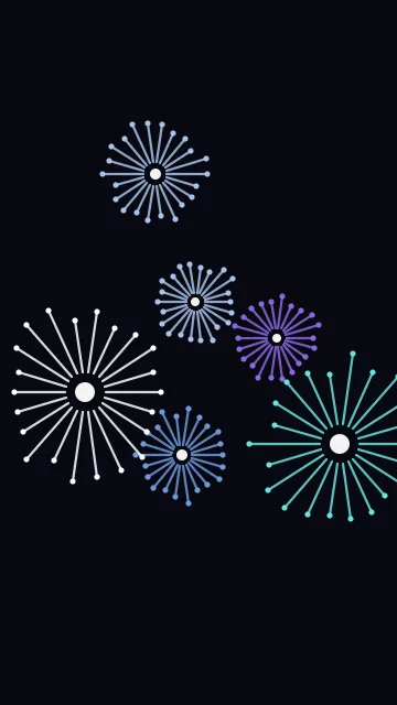 Smart Blue fireworks phone wallpaper — free HD smart blue mobile wallpaper 1080x1920