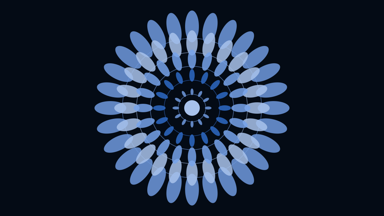 Smart Blue mandala background — free HD smart blue color wallpaper 1920x1080