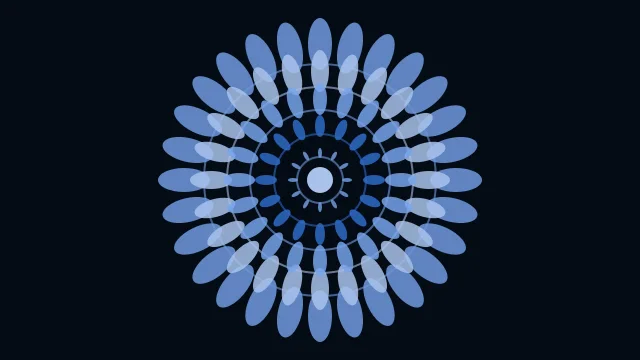 Smart Blue mandala background — free HD smart blue color wallpaper 1920x1080