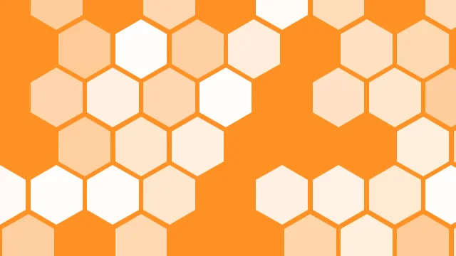 Soft Apricot hexagon background — free HD soft apricot color wallpaper 1920x1080