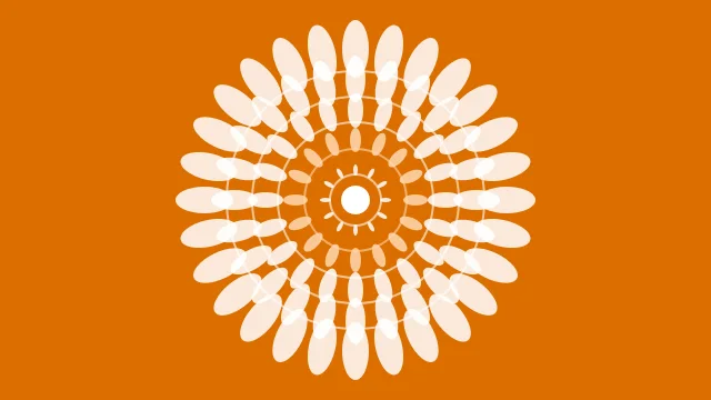 Soft Apricot mandala background — free HD soft apricot color wallpaper 1920x1080