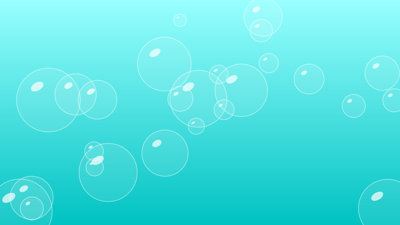 Soft Cyan bubbles background — free HD soft cyan color wallpaper 1920x1080