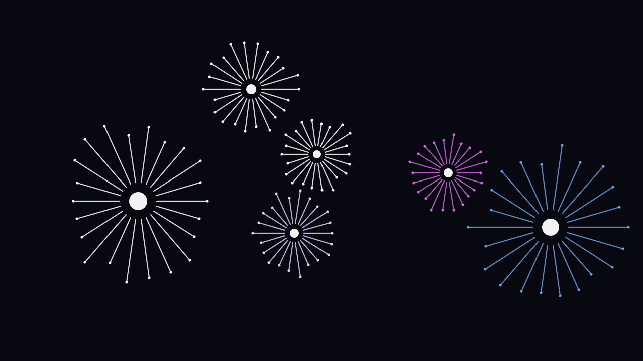 Soft Periwinkle fireworks background — free HD soft periwinkle color wallpaper 1920x1080