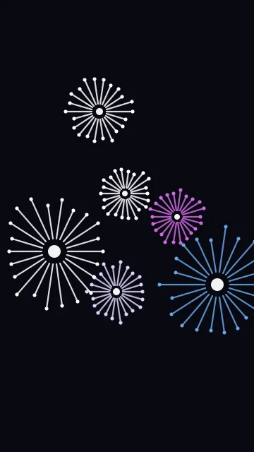Soft Periwinkle fireworks phone wallpaper — free HD soft periwinkle mobile wallpaper 1080x1920
