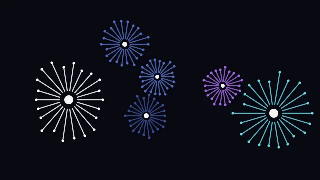 Space Indigo fireworks background — free HD space indigo color wallpaper 1920x1080