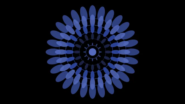 Space Indigo mandala background — free HD space indigo color wallpaper 1920x1080