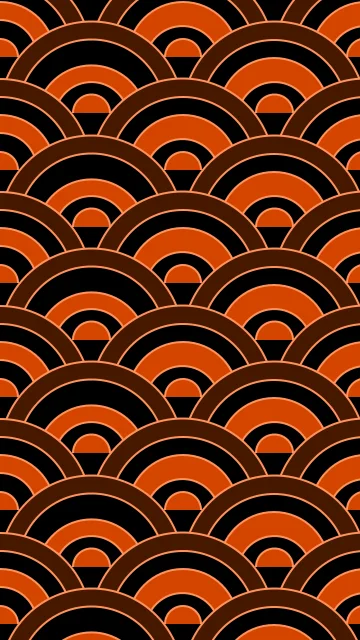 Spicy Orange artdeco phone wallpaper — free HD spicy orange mobile wallpaper 1080x1920