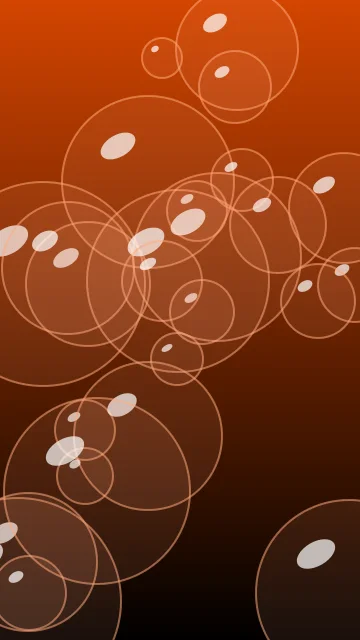 Spicy Orange bubbles phone wallpaper — free HD spicy orange mobile wallpaper 1080x1920