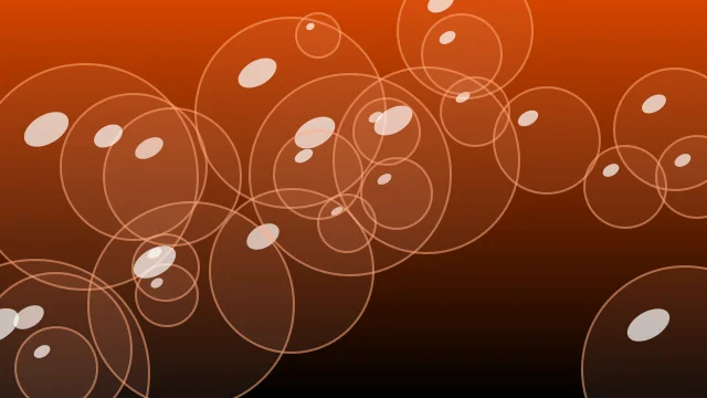Spicy Orange bubbles background — free HD spicy orange color wallpaper 1920x1080