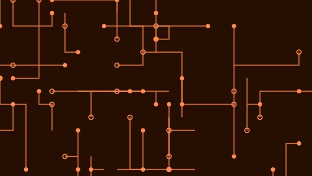 Spicy Orange circuit board background — free HD spicy orange color wallpaper 1920x1080