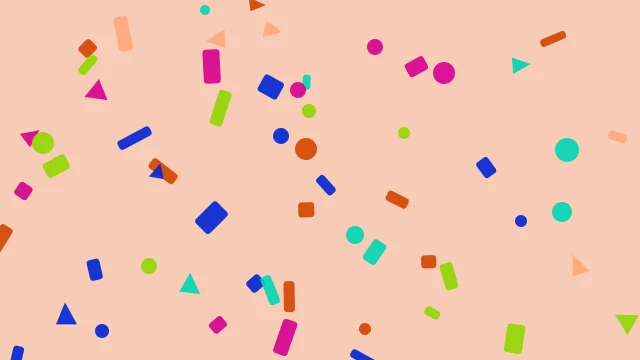 Spicy Orange confetti background — free HD party background