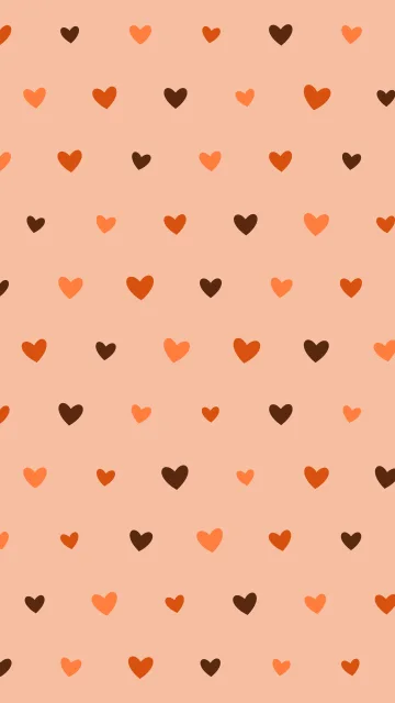 Spicy Orange hearts phone wallpaper — free HD spicy orange mobile wallpaper 1080x1920