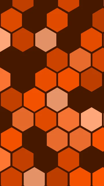 Spicy Orange hexagon phone wallpaper — free HD spicy orange mobile wallpaper 1080x1920