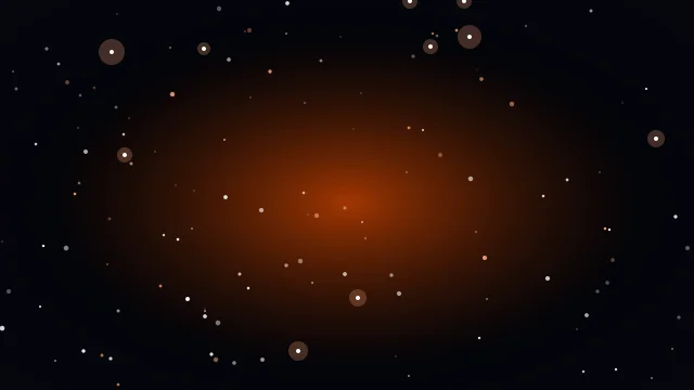 Spicy Orange starry background — free HD spicy orange color wallpaper 1920x1080