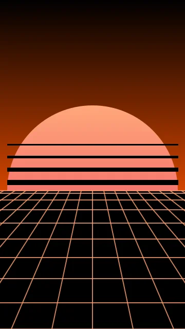 Spicy Orange vaporwave phone wallpaper — free HD spicy orange mobile wallpaper 1080x1920