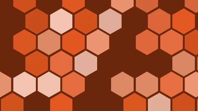 Spicy Paprika hexagon background — free HD spicy paprika color wallpaper 1920x1080