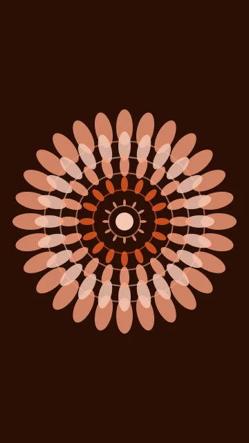 Spicy Paprika mandala phone wallpaper — free HD spicy paprika mobile wallpaper 1080x1920