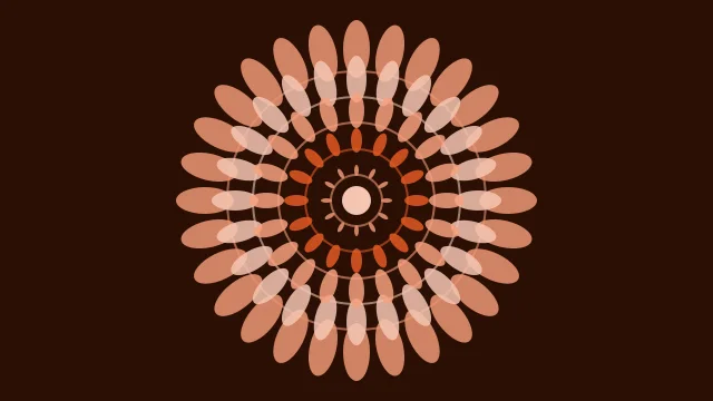 Spicy Paprika mandala background — free HD spicy paprika color wallpaper 1920x1080