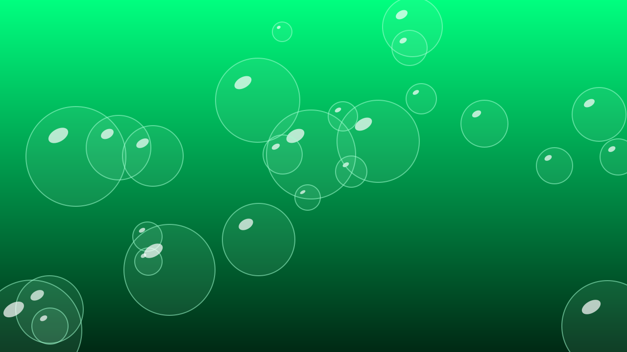 Spring Green bubbles background — free HD spring green color wallpaper 1920x1080