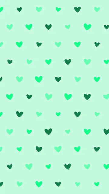 Spring Green hearts phone wallpaper — free HD spring green mobile wallpaper 1080x1920