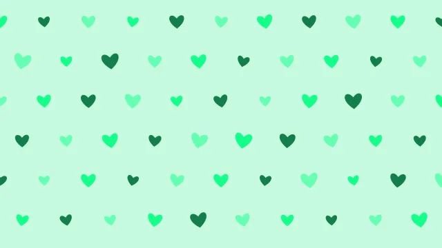 Spring Green hearts background — free HD spring green color wallpaper 1920x1080