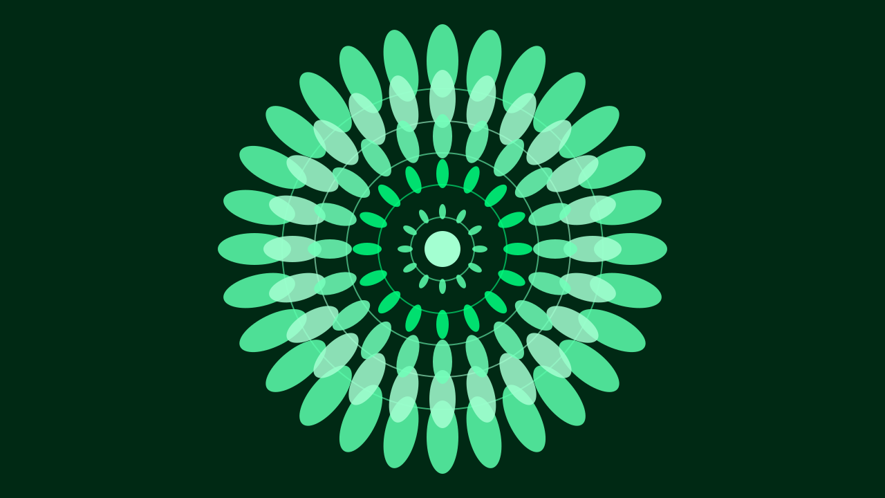 Spring Green mandala background — free HD spring green color wallpaper 1920x1080