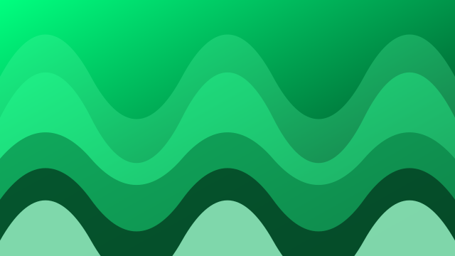 Spring Green waves background — free HD spring green color wallpaper 1920x1080