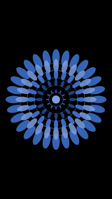 Steel Azure mandala phone wallpaper — free HD steel azure mobile wallpaper 1080x1920